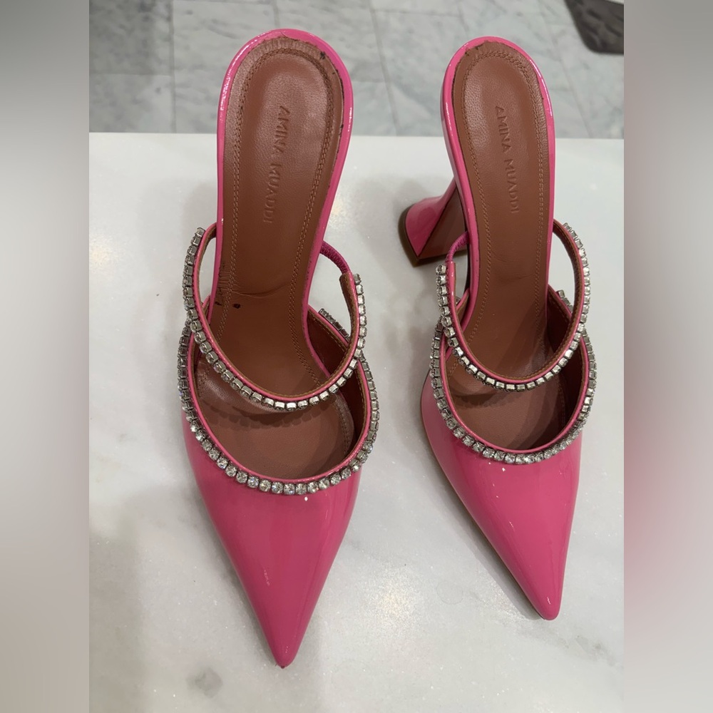 Amina Muaddi Gilda Mule size 37/7